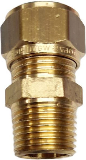 Male Pipe Niple Fittings Copper 15mm 82111