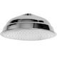 Metallic Round Showerhead Silver Ø10cm