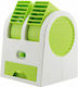 Mini-Klimaanlage USB / Batterie mit Wasser Grün 020010