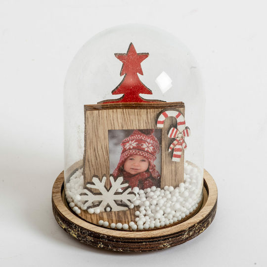 Christmas Decorative Jar with Balls 11x9cm