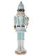 Polyresin Christmas Nutcracker 57cm Light Blue