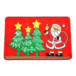 Christmas Fabric Mat Red L50xH80cm