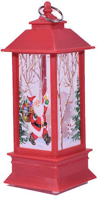 Christmas Red Battery Lantern