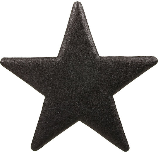 Crăciunesc Decorativ Suspendata Stea Plastic Negru 50x50x50buc 1buc