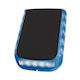 Irene Basic V2 Bk Cy Alarm Siren Batterie Outdoor with Blau Light