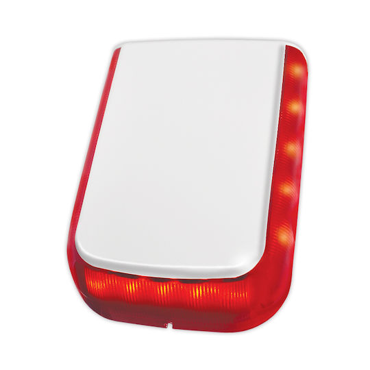 Irene Basic V2 Wh Rd Сирена за аларма На батерия За външно ползване 125дБ 10-15V