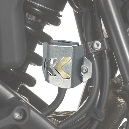 Moto Discovery Προστατευτικό Δοχείου Φρένου Μοτοσυκλέτας Ducati Multistrada Ασημί