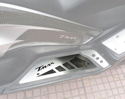 Moto Discovery Motorcycle Footpeg Protectors Yamaha T-MAX 500 Silver