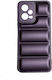Puffer Back Cover Δερματίνης Μωβ (Redmi 12C)
