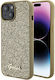 Guess Plastic Back Cover Gold (iPhone 15)