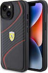 Ferrari 6.1" Back Cover Πλαστικό Μαύρο (iPhone 15)