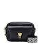Leder Damentasche Handtasche Schwarz