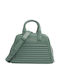 Leather Women's Tote Handbag Green