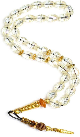 Roloi Komboloi Worry Beads Transparent 28cm