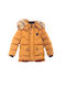 Joyce Kids Casual Jacket with Hood Yellow