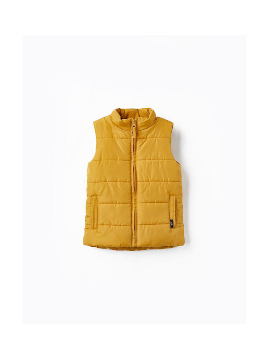 Zippy Casual Jacket Yellow Sleeveless