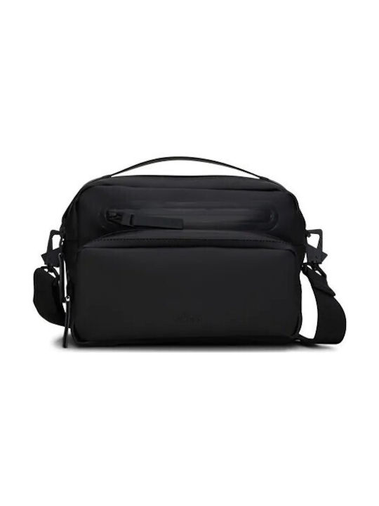 Rains Box Herrentasche Schulter / Crossbody Schwarz