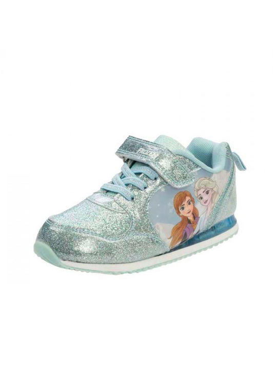 Disney Παιδικά Sneakers Ανατομικά με Φωτάκια Γαλάζια