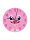 Koupakoupa Kinder Wanduhr Lilo & Stitch Angel Hölzernes 30εκ.