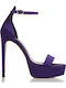 Fabric Sandals Purple