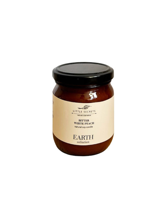 Little Secrets Αρωματικό Κερί Σόγιας σε Βάζο με Άρωμα White Peach