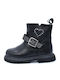 Kids Boots with Zipper Black