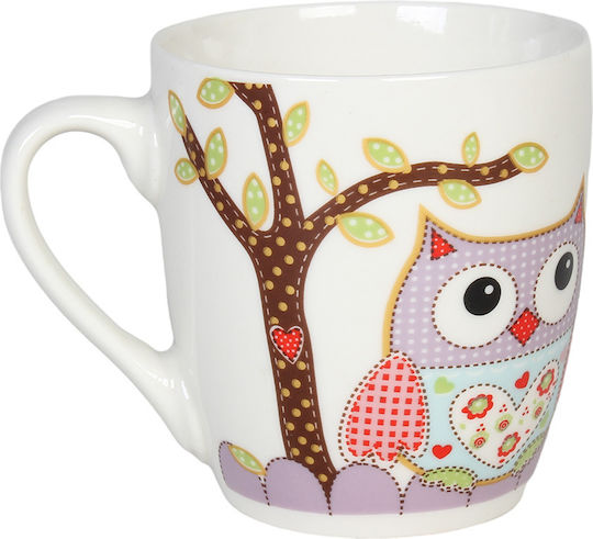 Keskor Cana Bufniță Ceramică Multicoloră 230ml