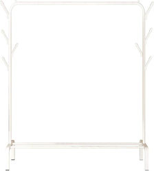 Cuier de podea Albă 110x40x150cm Cuier de podea Albă 110x40x150cm