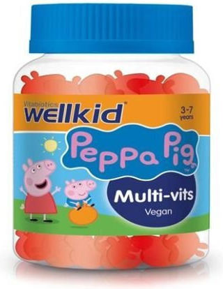 Vitabiotics Wellkid Peppa Pig Multi Vits Πολυβιταμίνη για Ενίσχυση του Ανοσοποιητικού & την Υγεία των Οστών Φράουλα 30 μαλακές κάψουλες