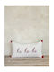 Nima Sofa Cushion Ho Ho Ho 100% Cotton White Red 30x60cm