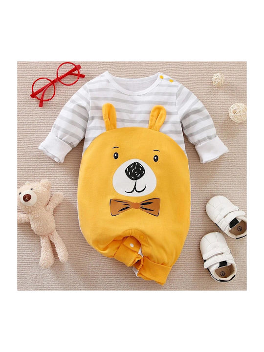 TakTakBaby Baby Bodysuit Set Long-Sleeved Yellow