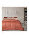 Das Home Duvet Single with Microfiber Filling 160x230cm 9602 Terracotta 550 GSMGsm