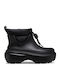 Stomp Puff Boot Ghete Dama Ankle Boots cu Platformă Negre