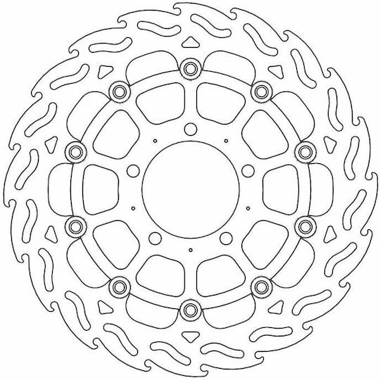 Moto Master Front Brake Disc for Kawasaki ZZR 1400