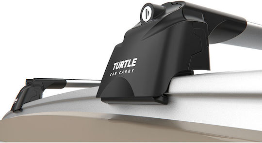 Turtle Air2 für Honda CR-V (Compact Recreational Vehicle) (mit Dachträgerfüßen) Silber