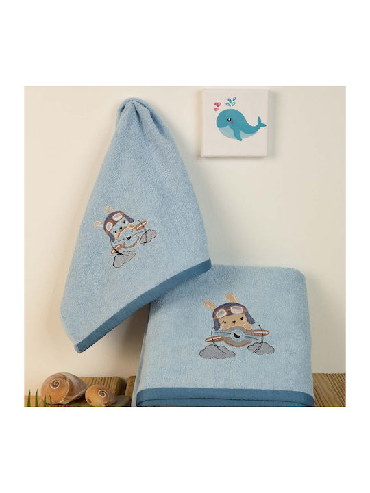 Dimcol Set of baby towels 2pcs Light Blue 31140926013