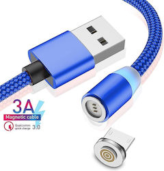 Magnetisch USB 2.0 auf Micro-USB-Kabel Blau 1m 1Stück