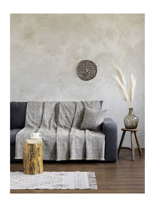 Nima Cantata Ριχτάρι Διθέσιου Καναπέ Δύο 'Οψεων Chenille 180x240εκ. Taupe 33182