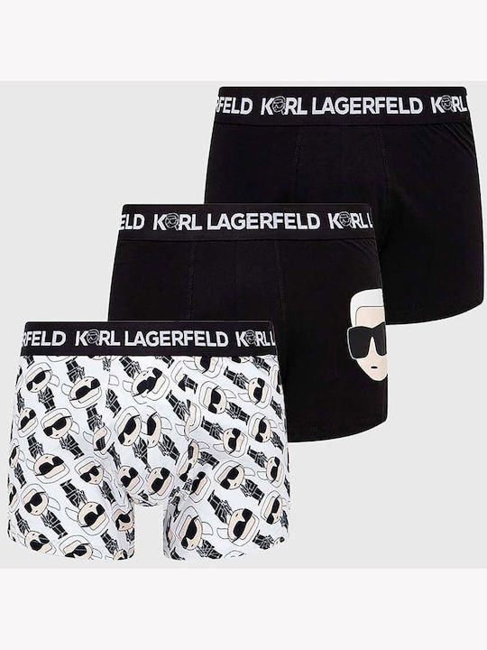 Karl Lagerfeld Ανδρικά Μποξεράκια Μαύρα 3Pack