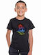 Kinderoberteile T-Shirt Schwarz Lux In Tenebris Lord Rings