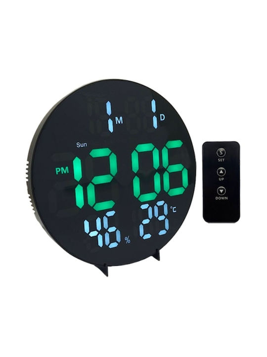 Led Ceas Digital de Masă cu Alarmă Negru 03013LWC50BK