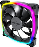 Montech RX120 Case Fan με ARGB Φωτισμό και Σύνδεση 3-Pin / 4-Pin PWM