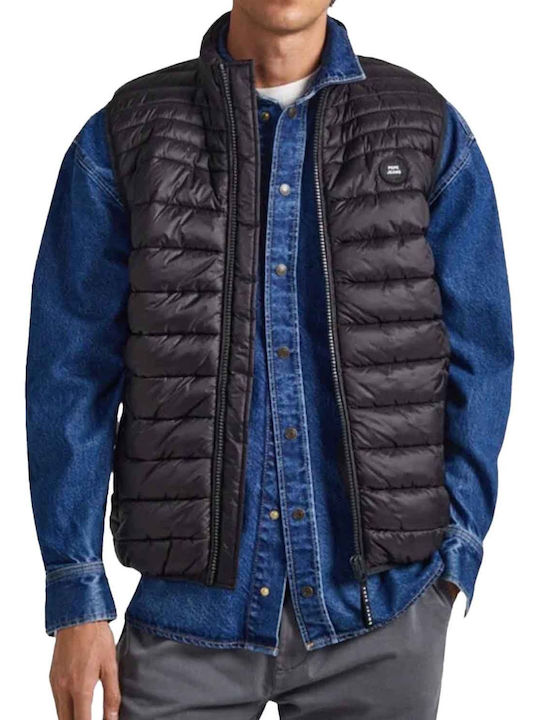 Pepe Jeans Sleeveless Jacket Puffer Black