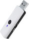 Jys P5119 Bluetooth Receiver for PC PS3 PS4 Switch PS5 White