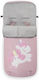 Interbaby Unicornio Universal Waterproof Stroller Footmuff with Velvet Lining 90x46cm Pink