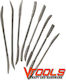 Vtools VT1518 Satz Raspeln Holz mit Griff 8Stück