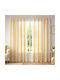 Saray Home Перде за Прозорец с Плик с Писалка Бяло 280x140см