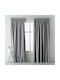 Saray Home Κουρτίνα με Τρέσα Γκρι 220x280εκ.