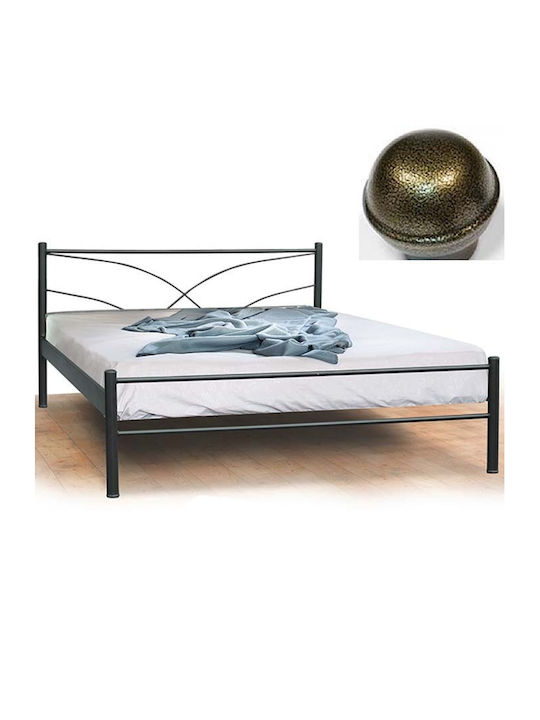 Astro Bett Doppel Metall Gold Für Matratze 150x200cm