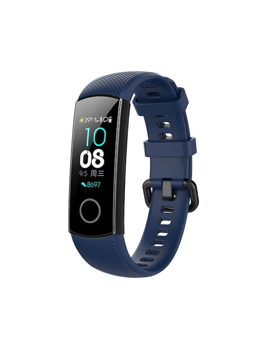 Λουράκι Σιλικόνης Μπλε (Huawei Band 4)